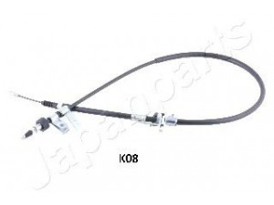 JAPANPARTS BC-K08 trosas, stovėjimo stabdys 
 Stabdžių sistema -> Valdymo svirtys/trosai
59770-07310