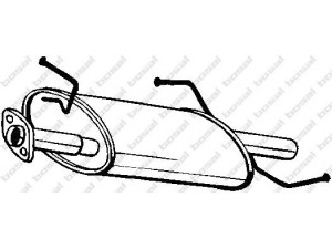 BOSAL 145-433 galinis duslintuvas 
 Išmetimo sistema -> Duslintuvas
20100-78R00, 20100-78R01, 20100-78R02