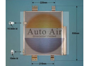 AUTO AIR GLOUCESTER 16-1363 kondensatorius, oro kondicionierius 
 Oro kondicionavimas -> Kondensatorius
88450B1050