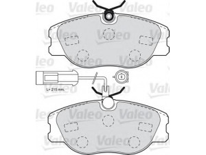 VALEO 598985 stabdžių trinkelių rinkinys, diskinis stabdys 
 Techninės priežiūros dalys -> Papildomas remontas
71748391, 9950550, 71748387, 9946227