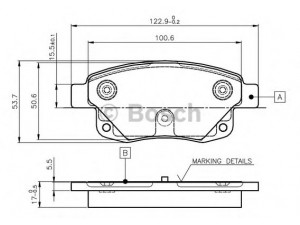 BOSCH 0 986 TB2 983 stabdžių trinkelių rinkinys, diskinis stabdys 
 Techninės priežiūros dalys -> Papildomas remontas
1371454, 1433958, 1530602, 1554524
