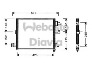 WEBASTO 82D0225285A kondensatorius, oro kondicionierius 
 Oro kondicionavimas -> Kondensatorius
9760602000, 9760602200