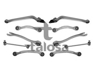 TALOSA 49-03694 pakabos komplektas 
 Ašies montavimas/vairavimo mechanizmas/ratai -> Valdymo svirtis/pasukamosios svirties sujungimas -> Vairo trauklės (valdymo svirtis, išilginis balansyras, diago