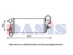 AKS DASIS 097013N tarpinis suslėgto oro aušintuvas, kompresorius 
 Variklis -> Oro tiekimas -> Įkrovos agregatas (turbo/superįkrova) -> Tarpinis suslėgto oro aušintuvas
1712541, 1715728, 1732268, 1740034