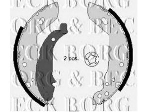 BORG & BECK BBS6240 stabdžių trinkelių komplektas 
 Techninės priežiūros dalys -> Papildomas remontas
424100000, 424123, 424124, 424172