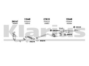 KLARIUS 361972E išmetimo sistema
