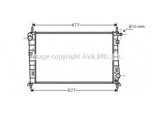 AVA QUALITY COOLING FDA2185 radiatorius, variklio aušinimas 
 Aušinimo sistema -> Radiatorius/alyvos aušintuvas -> Radiatorius/dalys
6899901, 93BB8005CD
