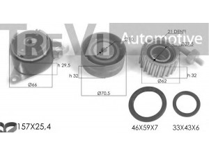 TREVI AUTOMOTIVE KD1093S paskirstymo diržo komplektas 
 Techninės priežiūros dalys -> Papildomas remontas