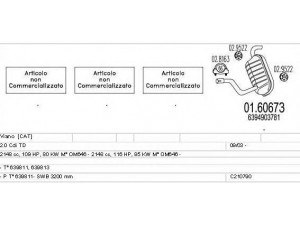 MTS C210790024791 išmetimo sistema 
 Išmetimo sistema -> Išmetimo sistema, visa