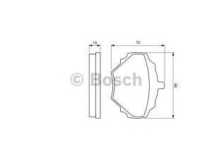 BOSCH 0 986 424 563 stabdžių trinkelių rinkinys, diskinis stabdys 
 Techninės priežiūros dalys -> Papildomas remontas
LR032954, RTC 3164, SFP 0001 50