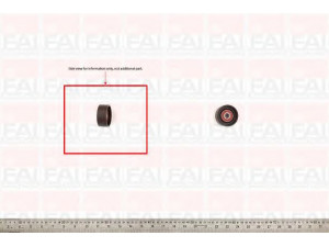 FAI AutoParts T1264 kreipiantysis skriemulys, paskirstymo diržas 
 Diržinė pavara -> Paskirstymo diržas/komplektas -> Laisvasis/kreipiamasis skriemulys
11311721264, 11311727141, 1721264