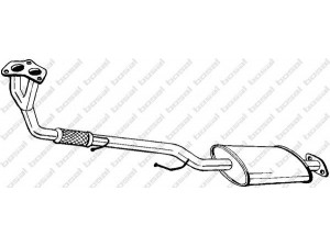 BOSAL 279-951 priekinis duslintuvas 
 Išmetimo sistema -> Duslintuvas
17410-16580