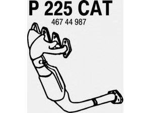 FENNO P225CAT katalizatoriaus keitiklis 
 Išmetimo sistema -> Katalizatoriaus keitiklis
BM91393H, 46744987