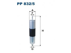 FILTRON PP832/5 kuro filtras 
 Techninės priežiūros dalys -> Papildomas remontas
13327831089