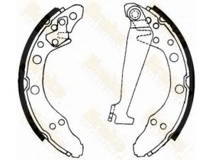Brake ENGINEERING SH1092 stabdžių trinkelių komplektas 
 Techninės priežiūros dalys -> Papildomas remontas
1H0609525, 1H0609525B, 1H0609526