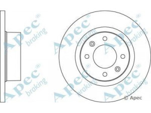APEC braking DSK2097 stabdžių diskas 
 Dviratė transporto priemonės -> Stabdžių sistema -> Stabdžių diskai / priedai
4246V4, 4246W4