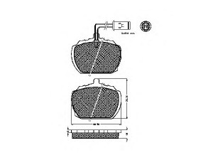 SPIDAN 30265 stabdžių trinkelių rinkinys, diskinis stabdys 
 Techninės priežiūros dalys -> Papildomas remontas
16 05 999, GBP90268, GBP90275, GBP90292