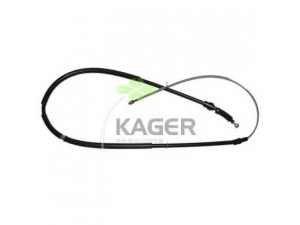 KAGER 19-6566 trosas, stovėjimo stabdys 
 Stabdžių sistema -> Valdymo svirtys/trosai
6R0609721C, 6R0609721C