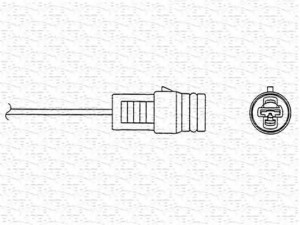 MAGNETI MARELLI 460000154010 lambda jutiklis 
 Variklis -> Variklio elektra
18213-57B10, 18213-61 A10, 18213-61A10