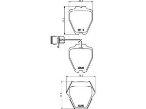 HELLA PAGID 8DB 355 008-791 stabdžių trinkelių rinkinys, diskinis stabdys 
 Techninės priežiūros dalys -> Papildomas remontas
4D0698151, 4D0698151B, 4D0698151P