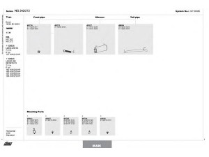DINEX 247100086 išmetimo sistema