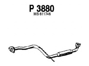 FENNO P3880 vidurinis duslintuvas 
 Išmetimo sistema -> Duslintuvas
MB611746