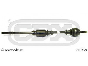 CDX 210359 kardaninis velenas 
 Ratų pavara -> Kardaninis velenas
32734T, 32736A, 32734T, 32736A