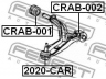 FEBEST CRAB-002 valdymo svirties/išilginių svirčių įvorė
04743476AI, 4684120