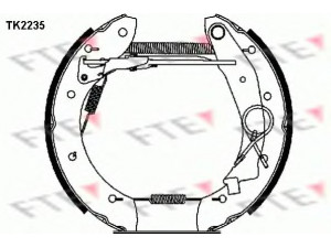 FTE TK2235 stabdžių trinkelių komplektas 
 Techninės priežiūros dalys -> Papildomas remontas
42414G, 42414J, 42417A, 424222