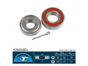BTA H28004BTA rato guolio komplektas
0831441168, 0832211167, 0832211168