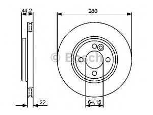 BOSCH 0 986 479 437 stabdžių diskas 
 Stabdžių sistema -> Diskinis stabdys -> Stabdžių diskas
34 11 6 774 985, 34 11 6 858 651