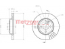 METZGER 6110263 stabdžių diskas 
 Dviratė transporto priemonės -> Stabdžių sistema -> Stabdžių diskai / priedai
34116774985, 34116858651