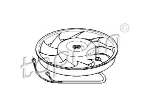 TOPRAN 103 774 ventiliatorius, radiatoriaus 
 Aušinimo sistema -> Oro aušinimas
4A0 959 455A, 4A0 959 455C, 893 959 455G