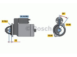 BOSCH 0 001 107 107 starteris
5840 218 0