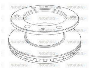 WOKING NSA1220.20 stabdžių diskas 
 Stabdžių sistema -> Diskinis stabdys -> Stabdžių diskas
2996418, 7189456