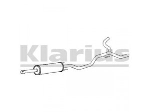 KLARIUS 270726 vidurinis duslintuvas 
 Išmetimo sistema -> Duslintuvas
5852185, 24447478, 24447478, 5852185