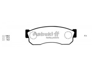 ASHUKI N009-06 stabdžių trinkelių rinkinys, diskinis stabdys 
 Techninės priežiūros dalys -> Papildomas remontas
V9118N039, 0 986 469 580/BOSCH