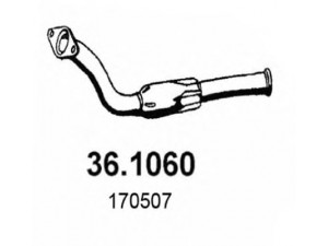 ASSO 36.1060 išleidimo kolektorius 
 Išmetimo sistema -> Išmetimo vamzdžiai
170428, 170507