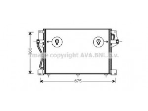 AVA QUALITY COOLING VO5077 kondensatorius, oro kondicionierius 
 Oro kondicionavimas -> Kondensatorius
30665225, 6849575, 9171271, 9551651