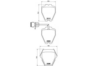 BREMBO P 85 054 stabdžių trinkelių rinkinys, diskinis stabdys 
 Techninės priežiūros dalys -> Papildomas remontas
4D0698151, 4D0698151B, 4D0698151P