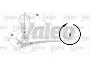 VALEO 455744 starteris 
 Elektros įranga -> Starterio sistema -> Starteris
1202015, 1202149, 1202167, 90542411