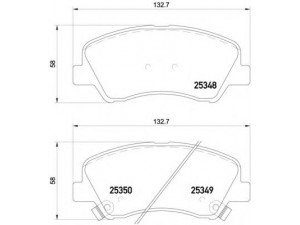 BREMBO P 18 025 stabdžių trinkelių rinkinys, diskinis stabdys 
 Techninės priežiūros dalys -> Papildomas remontas
581011RA05, 581011WA05, 581011WA35