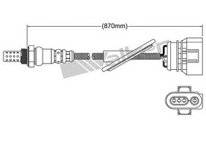 WALKER PRODUCTS 250-24394 lambda jutiklis 
 Variklis -> Variklio elektra
077 906 265 AF, 077 906 265 H, 077906265H