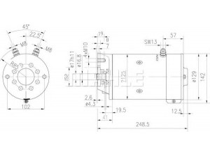 MAHLE ORIGINAL MM 163 elektrovariklis