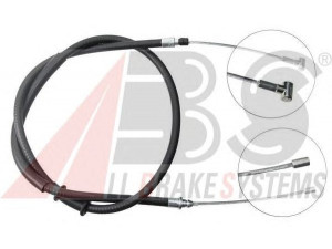 A.B.S. K13346 trosas, stovėjimo stabdys 
 Stabdžių sistema -> Valdymo svirtys/trosai
4746.18, 1348980080, 4746.18