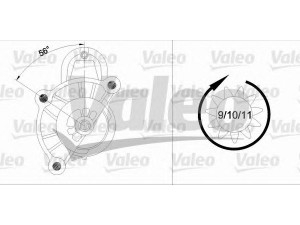 VALEO 433305 starteris 
 Elektros įranga -> Starterio sistema -> Starteris
5802-A6, 5802-C3, 5802-C4, 5802-CJ