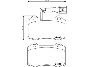 HELLA 8DB 355 011-741 stabdžių trinkelių rinkinys, diskinis stabdys 
 Techninės priežiūros dalys -> Papildomas remontas
1ML698151, 1ML698151, 1ML698151