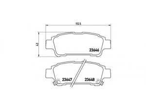 BREMBO P 83 056 stabdžių trinkelių rinkinys, diskinis stabdys 
 Techninės priežiūros dalys -> Papildomas remontas
0446028040, 0446628040, 0446628050