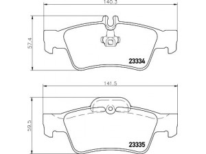HELLA PAGID 8DB 355 018-751 stabdžių trinkelių rinkinys, diskinis stabdys 
 Techninės priežiūros dalys -> Papildomas remontas
0004230230, 0034205120, 0044204420