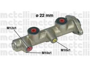 METELLI 05-0167 pagrindinis cilindras, stabdžiai 
 Stabdžių sistema -> Pagrindinis stabdžių cilindras
6083866, 80VB2A032AA, 80VB2A032JA
